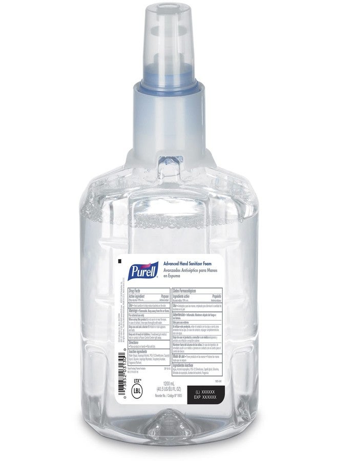 GOJO 1905-02 PURELL LTX-12 LTX Instant Foam Hand Sanitizer, Shape, (Pack of 2) - Image 2